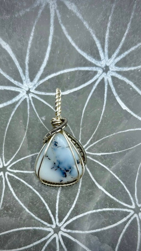 Dendritic Agate Pendant